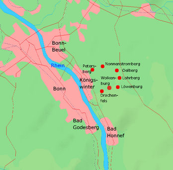 Die sieben wichtigsten Berge